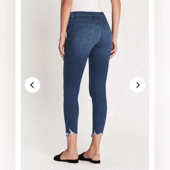 J Brand Mid Rise Skinny Crop Jeans - Picture 3 of 10